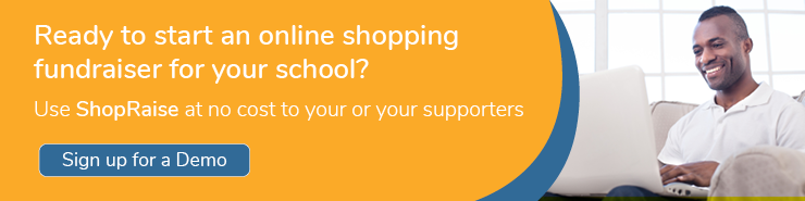 Request a demo of ShopRaise to get started with online shopping fundraisers for schools.