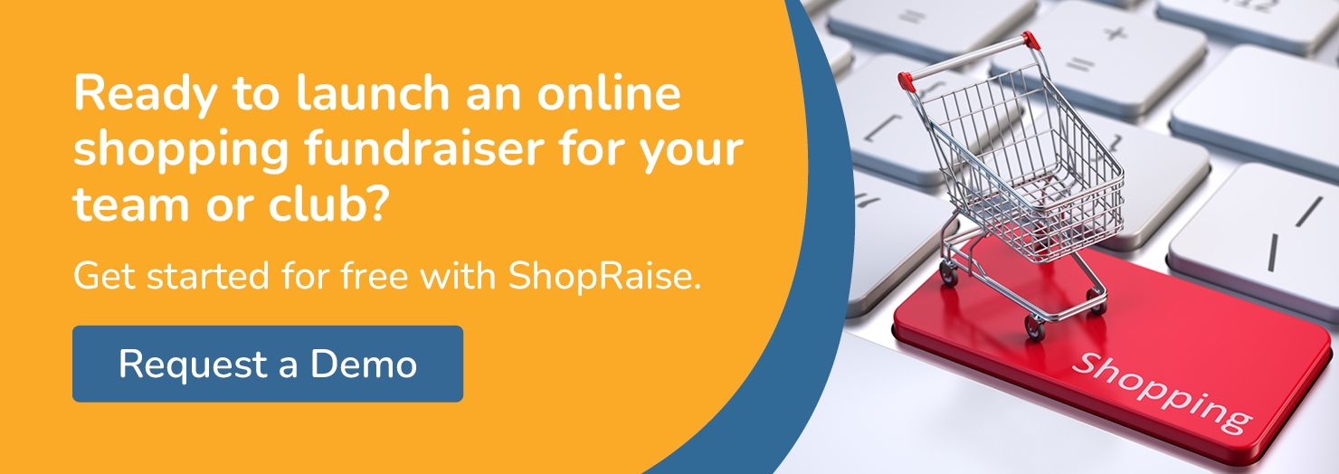 Click through to book a free ShopRaise demo and learn how the platform can support your sports fundraising.